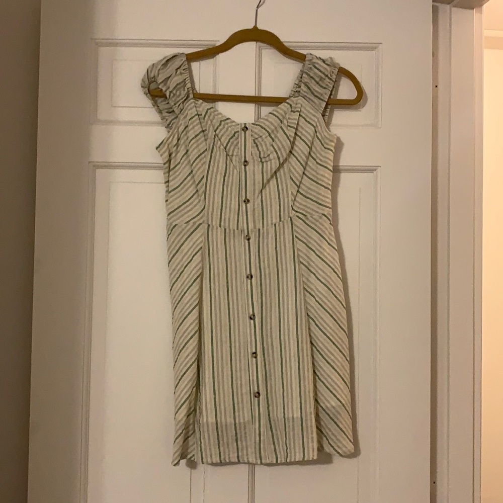 Striped mini dress